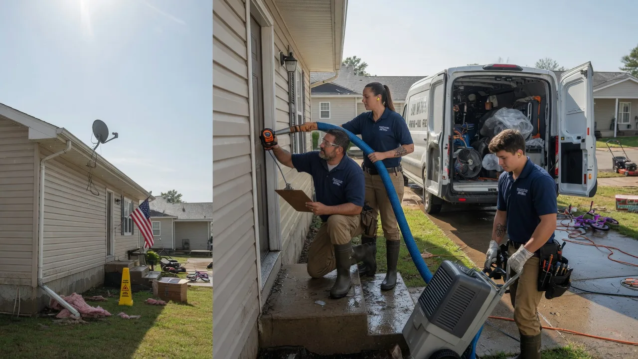 Ceiling Water Damage Restoration in Crestwood, KY near me